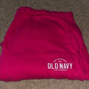 Old Navy Vibrant Pink Joggers